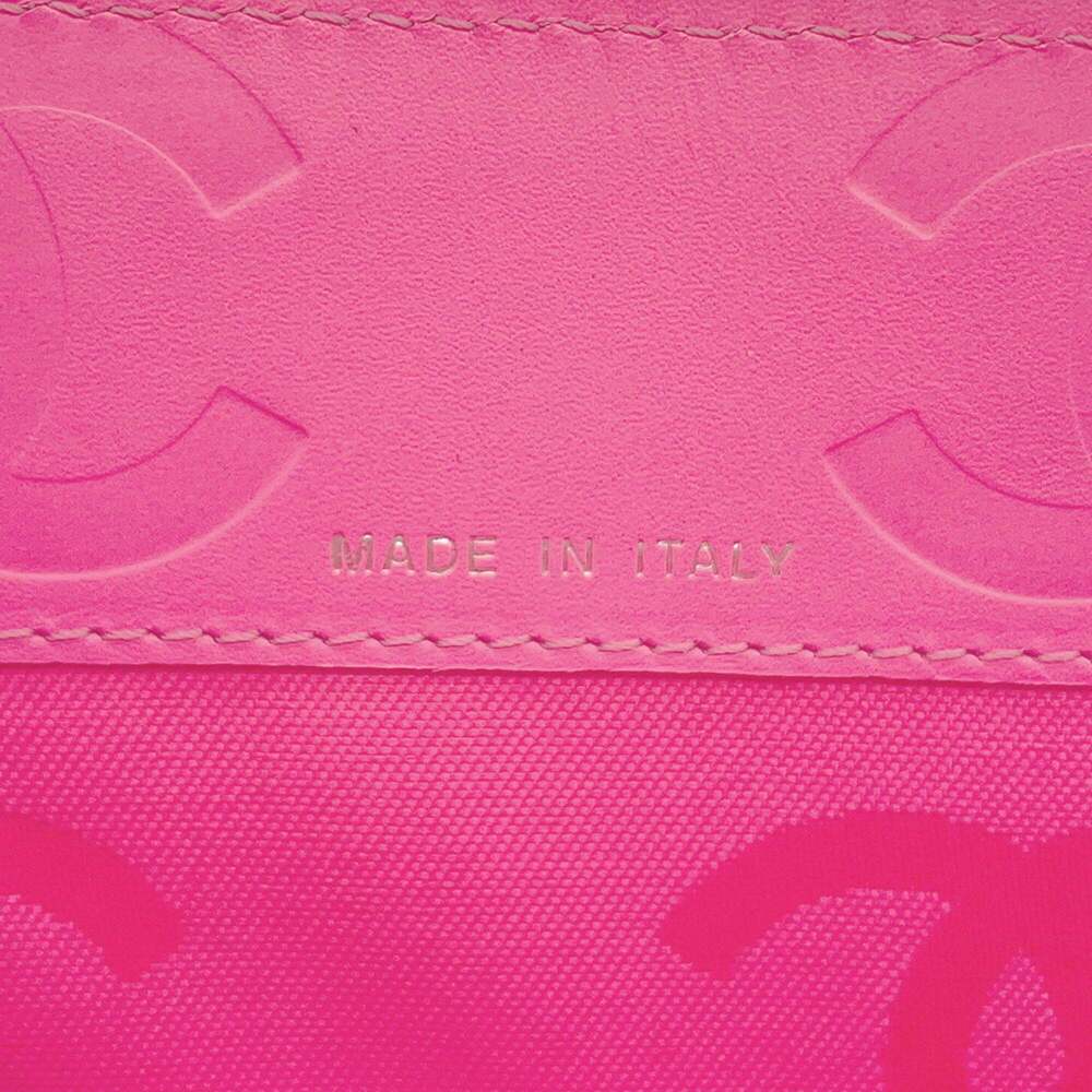 CHANEL Black Lambskin Leather Logo Wallet - Picture 16 of 16